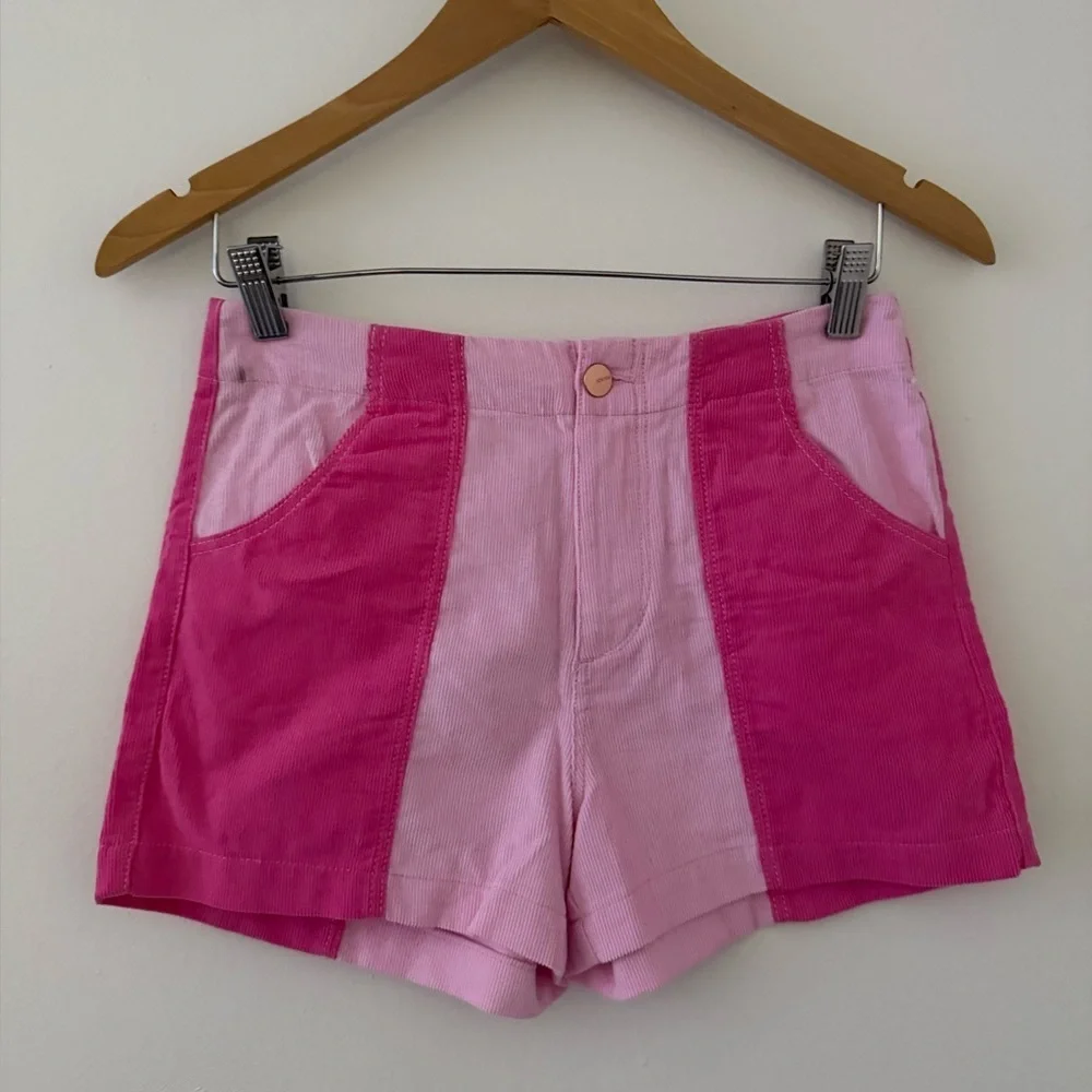 Girls' Joe's Jeans Avril 2-Tone High Rise Jean Shorts. Size 16 Girls .